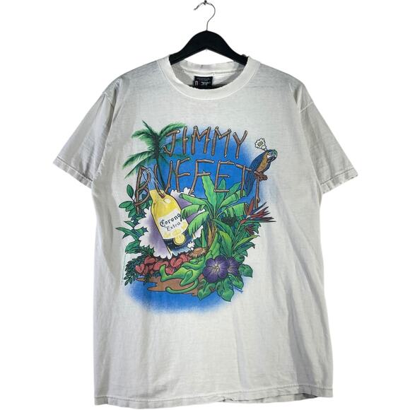 Vintage Jimmy Buffett Havana Daydreaming Short Sleeves T-Shirt Large - Picture 1 of 7